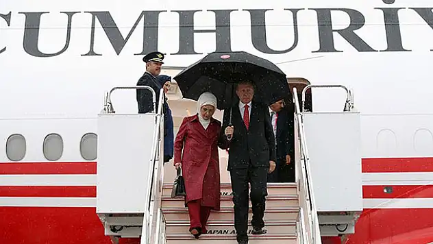 Erdoğan G20 Liderler Zirvesi için Japonya'da
