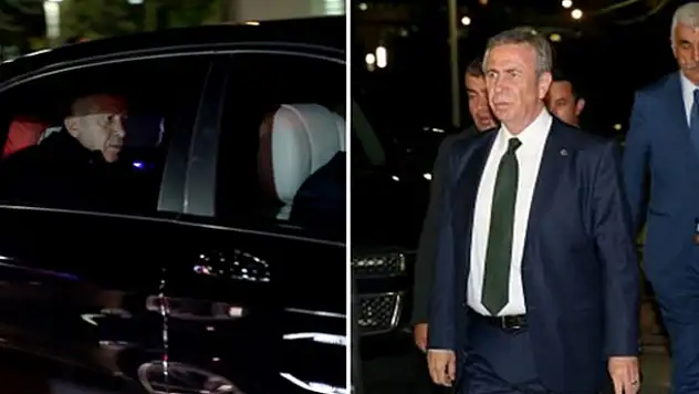 Erdoğan'ı Rusya dönüşü Mansur Yavaş da karşıladı