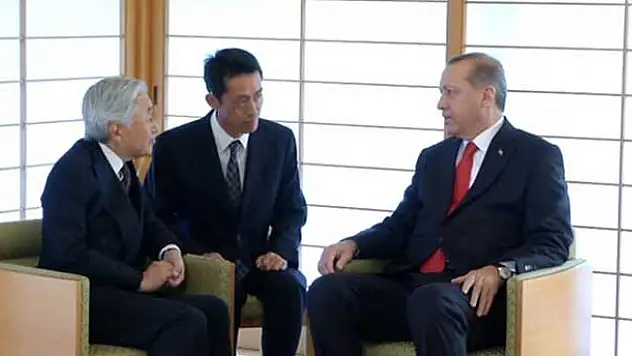 Erdoğan, Japon İmparatoru Akihito'yu ziyaret etti