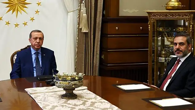 Erdoğan MİT Müsteşarı Fidan'ı kabul etti