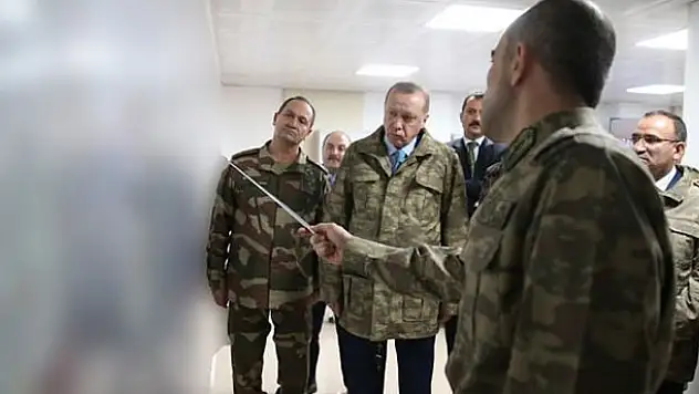Erdoğan operasyon bölgesinde! İlk görüntüler