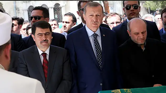 Erdoğan, Salih Tuna'nın babasının cenazesine katıldı