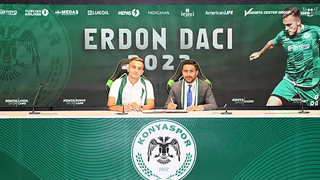 Erdon Daci 2023'e kadar Konyaspor'da!