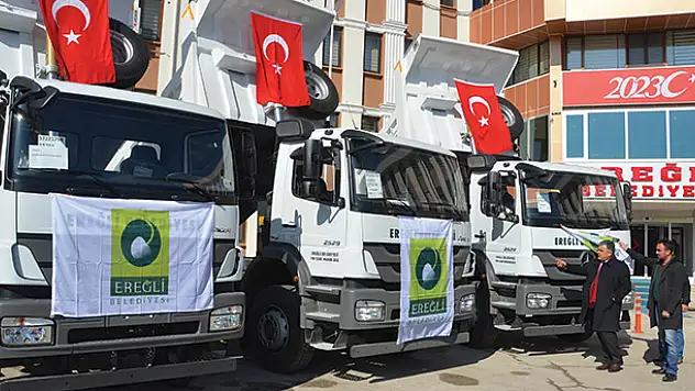 Ereğli Belediyesi araç filosunu güçlendirdi