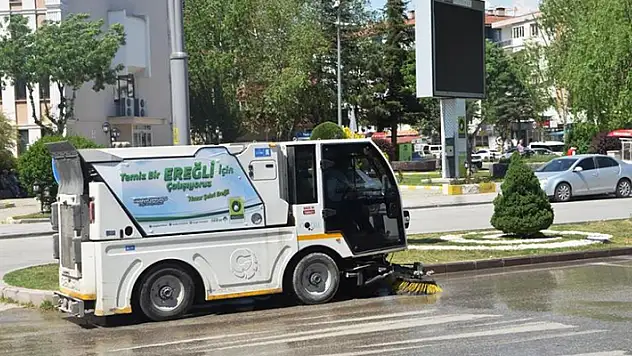 Ereğli Belediyesinde bayram temizliği 