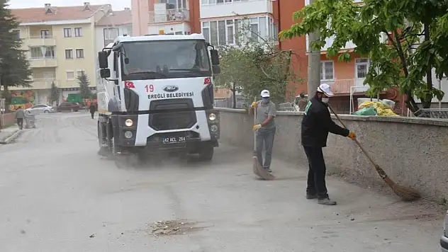 Ereğli Belediyesinden bayram temizliği
