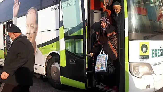 Ereğli Belediyesinden onkoloji hastası vatandaşlara büyük hizmet