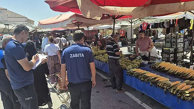 Ereğli Belediyesi'nden pazar yerlerinde kapsamlı denetim