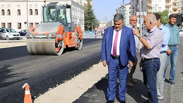 Ereğli'de asfalt ve altyapı çalışmaları devam ediyor