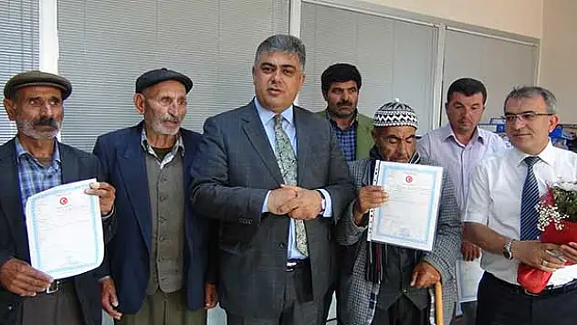 Ereğli'de Belkaya sakinleri tapularına kavuştu