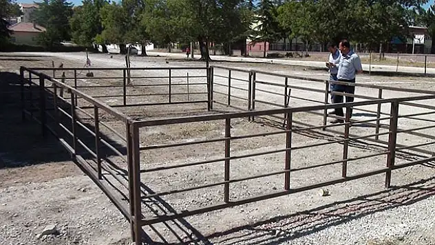 Ereğli'de hayvan pazarının kurulacağı alan hazırlandı