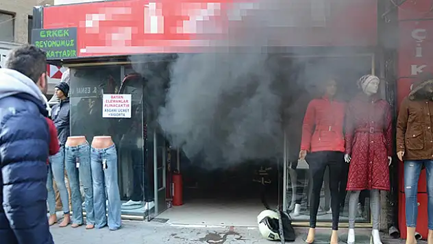 Ereğli'de iş yerinde yangın