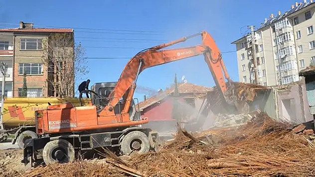Ereğli'de kentsel dönüşüm alanında yıkımlar başlıyor