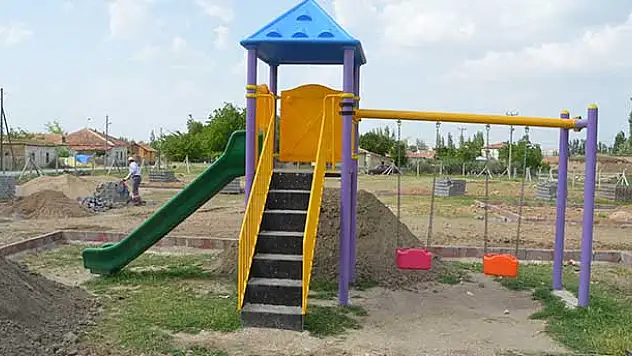 Ereğli'de Orhaniye parkında çalışmalar sürüyor