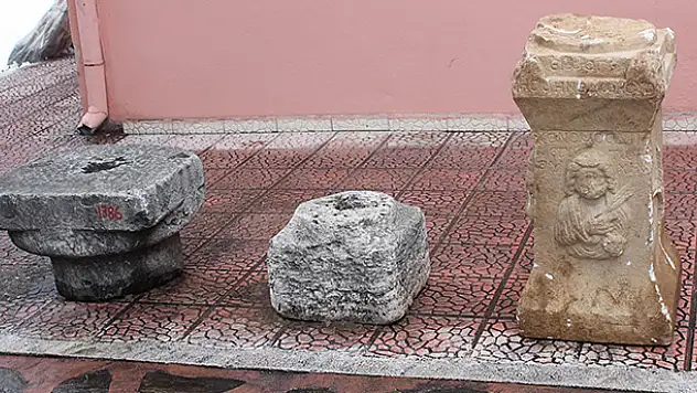 Ereğli'de Romalılar dönemine ait Sunak taşı bulundu