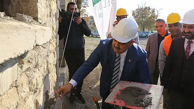 Ereğli'de Taş Evler'in restorasyonu başladı