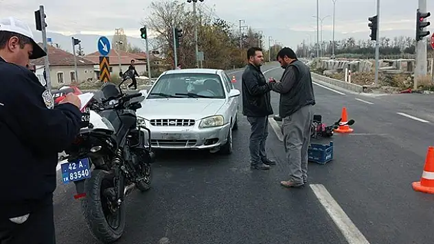 Ereğli'de Trafik Kazası : 1 Yaralı