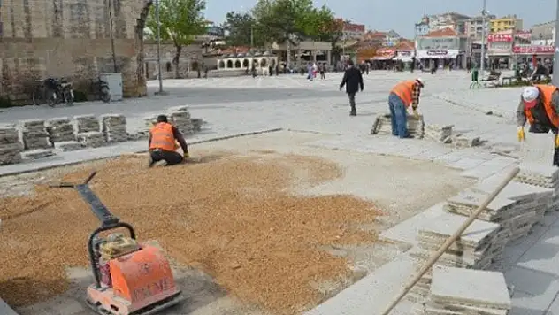 Ereğli'de Ulu Cami Meydanı Düzenleniyor