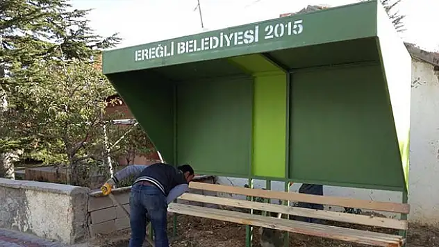 Ereğli'de yeni duraklar hizmete girdi