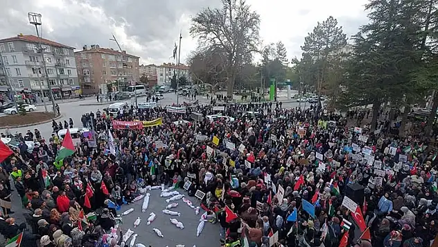 Ereğli'de Doğu Türkistan ve Gazze için destek yürüyüşü düzenlendi