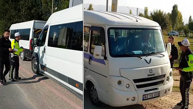 Ereğli'de okul servis araçları denetlendi
