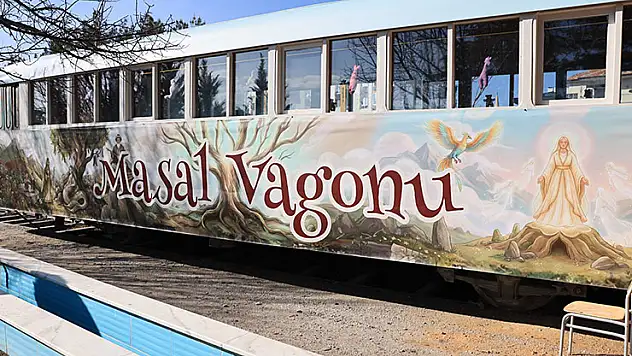 Ereğli'deki bu vagon çocukların ilgi odağı oldu