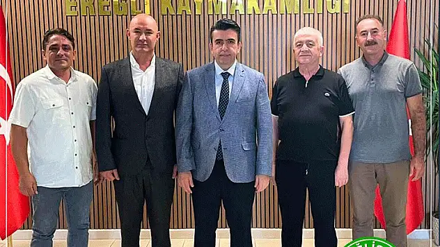 Ereğlispor yönetimimizden kaymakam Eren'e ziyaret