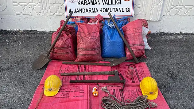 Ermenek'te maden ocağından kaçak kömür çıkaran şüpheliler fotokapana yakalandı
