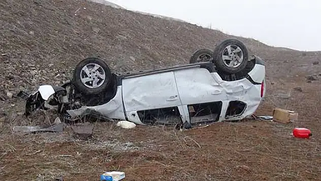 Erzurum'da otomobil şarampole devrildi: 1 ölü