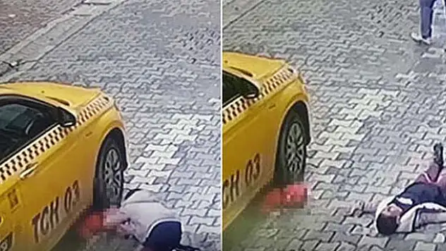 Esenyurt'ta feci kaza, 4 yaşındaki çocuğun üstünden ticari taksi geçti