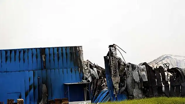 Eskişehir'deki fabrika yangını