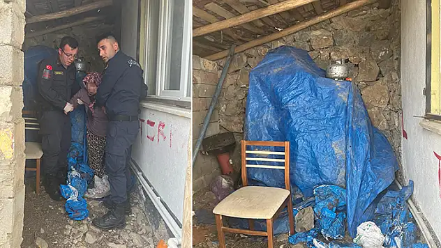 Esrar yetiştirmekten hapis cezasıyla aranan kadını jandarma brandanın altında yakaladı
