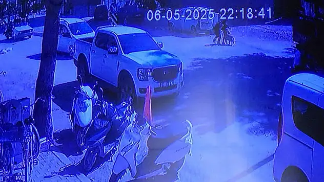 Evden kaçan köpek sokakta yürüyen kızlara saldırdı