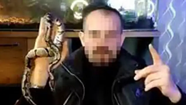 Evinde 2 kraliyet pitonu ele geçirildi, 25 bin TL ceza kesildi
