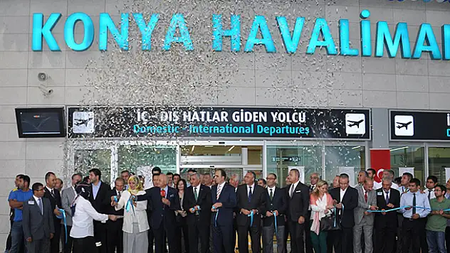 Eylülde Konya Havalimanında 95 bin 167 yolcuya hizmet verildi