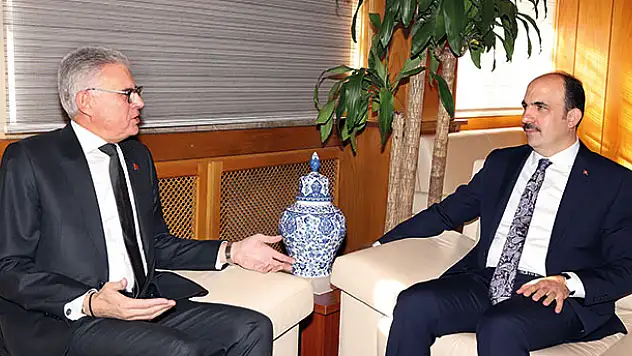 Fas Büyükelçisi Lazreq, Başkan Altay'ı ziyaret etti