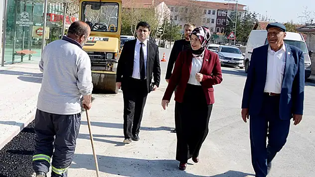 Fatma Toru altyapı çalışmalarını yerinde inceledi