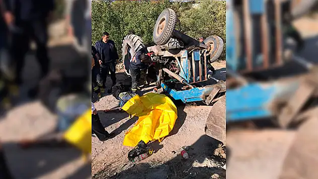 Feci kaza: Traktörün altında kalan sürücü hayatını kaybetti