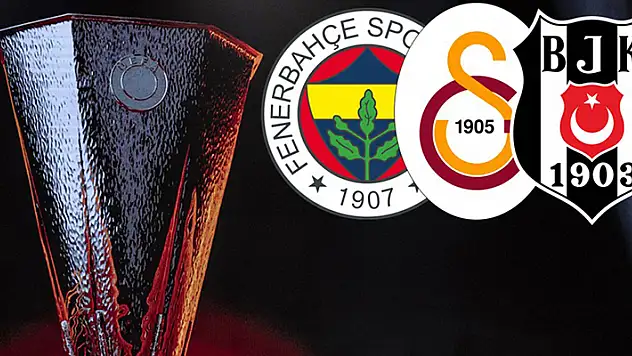 Fenerbahçe, Galatasaray ve Beşiktaş'ın rakipleri belli oldu
