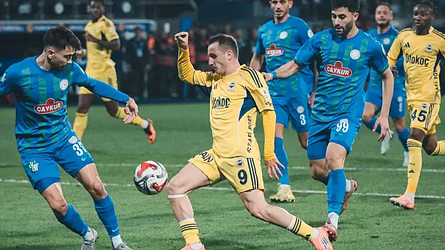 Fenerbahçe ile Rizespor 48. sınavda