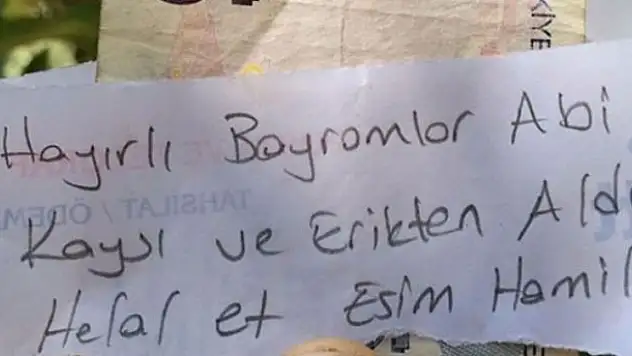 Fenomen olan notun sahibi ortaya çıktı