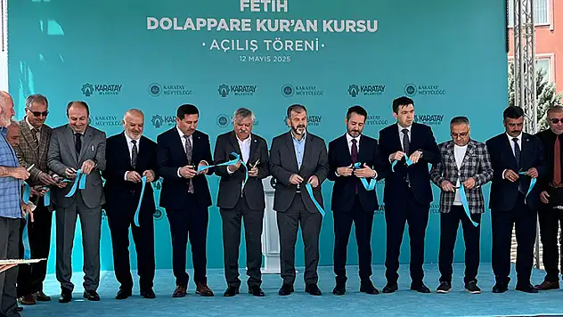 Fetih Dolappare Kuran Kursu dualarla açıldı