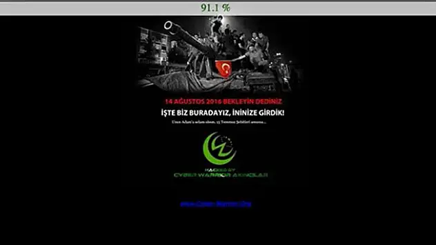 Fetullah Gülen'in web sitesi 'hack'lendi
