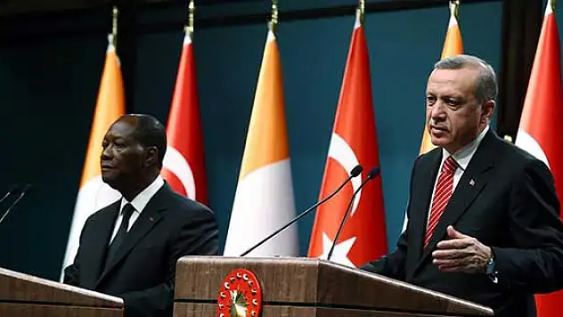Fildişi Sahili Cumhuriyeti Cumhurbaşkanı Vattara Ankara'da