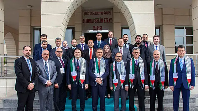 Filistinli heyetten Konya Adliyesine ziyaret