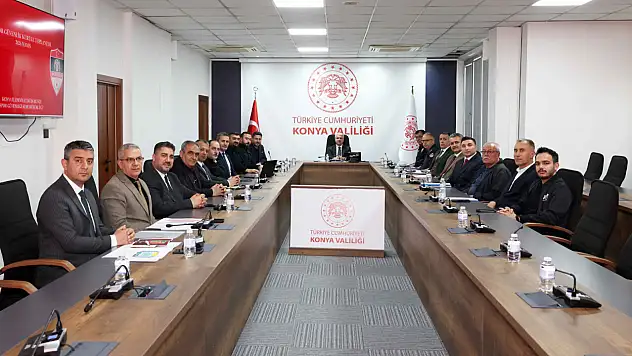 Final heyecanı öncesi Konya'da tüm önlemler masaya yatırıldı