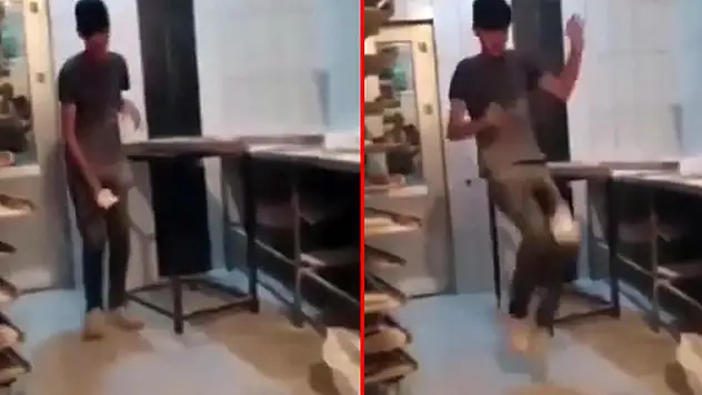 Fırında rezalet! Bir de utanmadan paylaştılar