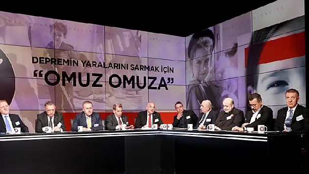 Futbol ailesinin depremzedeler için düzenlediği 'Omuz Omuza' kampanyasında 845,7 milyon liralık yardım toplandı
