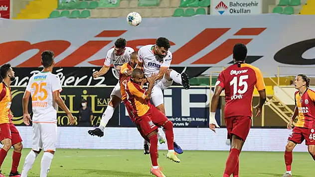 Galatasaray'a Alanya'da hüsran