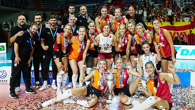 Galatasaray Daikin Kadın Voleybol Takımı, 2024 Balkan Kupası'nda şampiyon oldu
